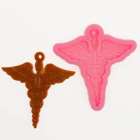 1 Piece Silicone Angel Mold With Keychain Hole DIY Resin Snake Keychain DIY Handmade Gift 10364950