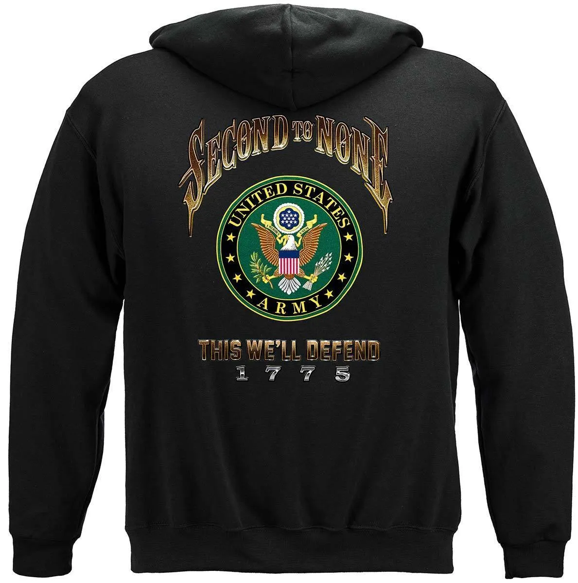 Army Second To None T-Shirt with Army Insignia