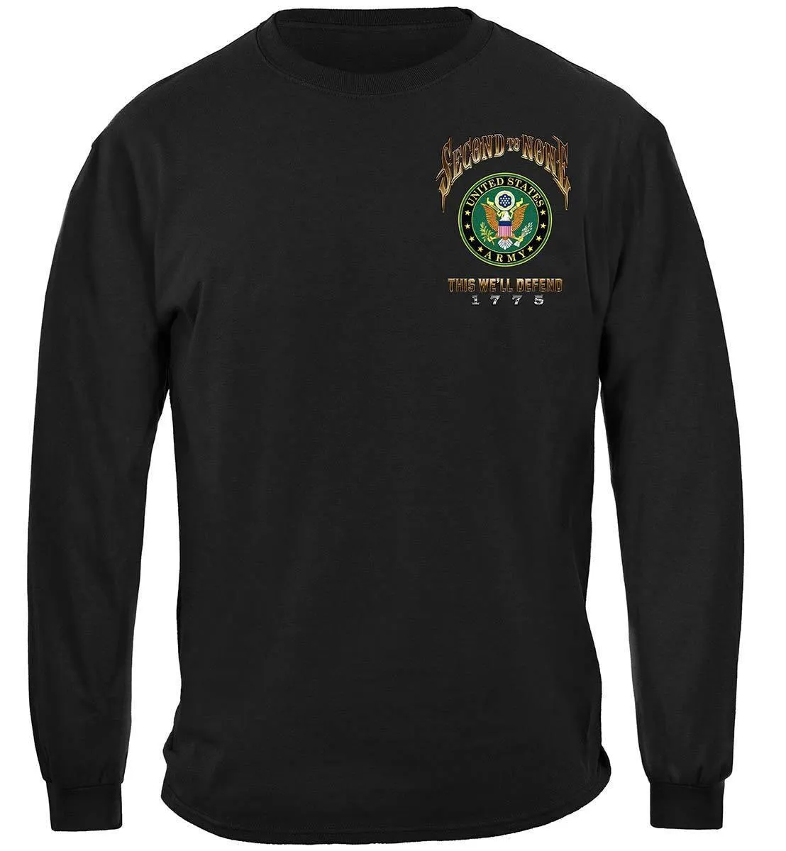 Army Second To None T-Shirt with Army Insignia