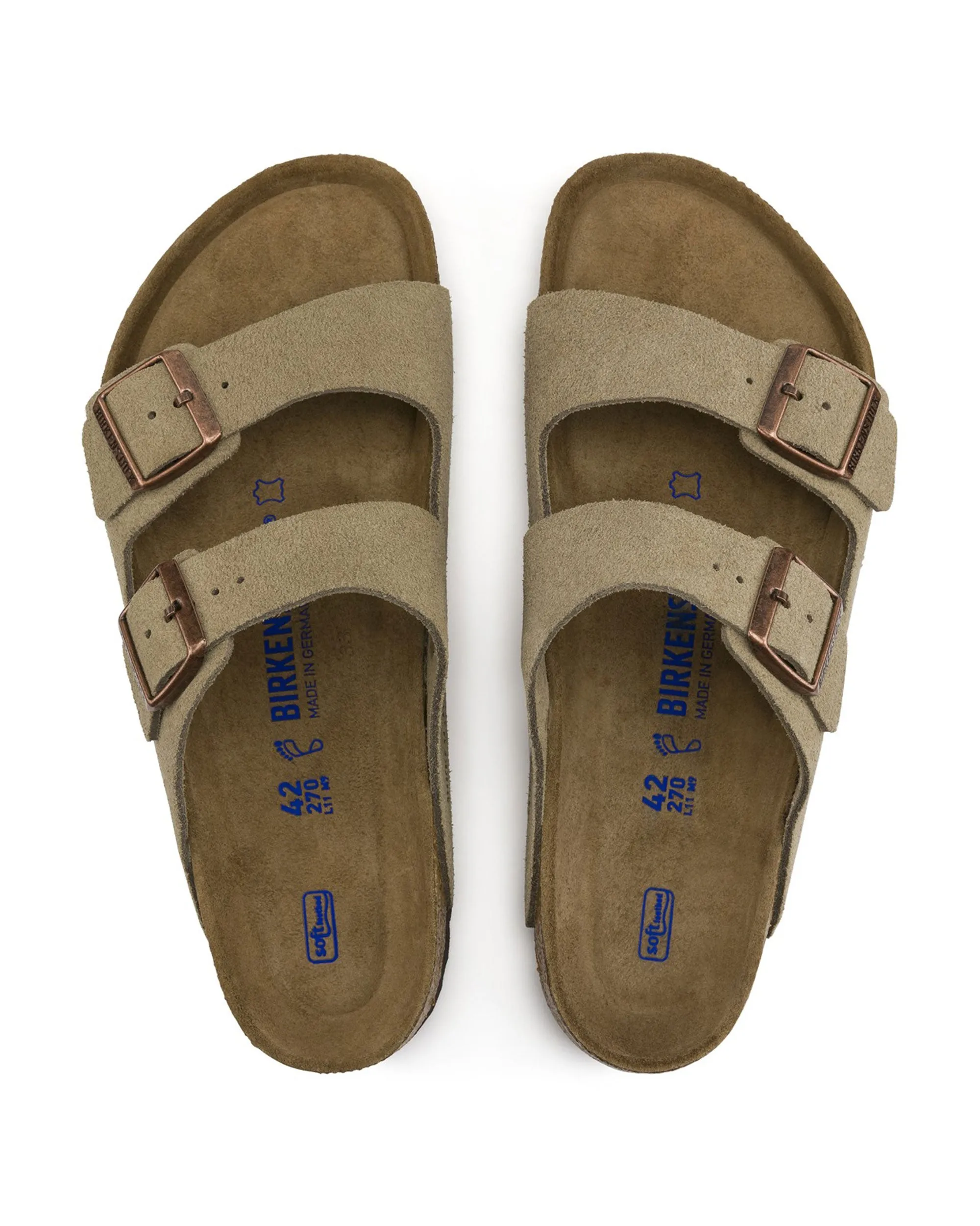 Birkenstock Arizona SFB Taupe Calzata Stretta