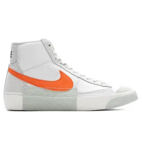 Blazer Mid Pro Club - White/Safety Orange/Sail