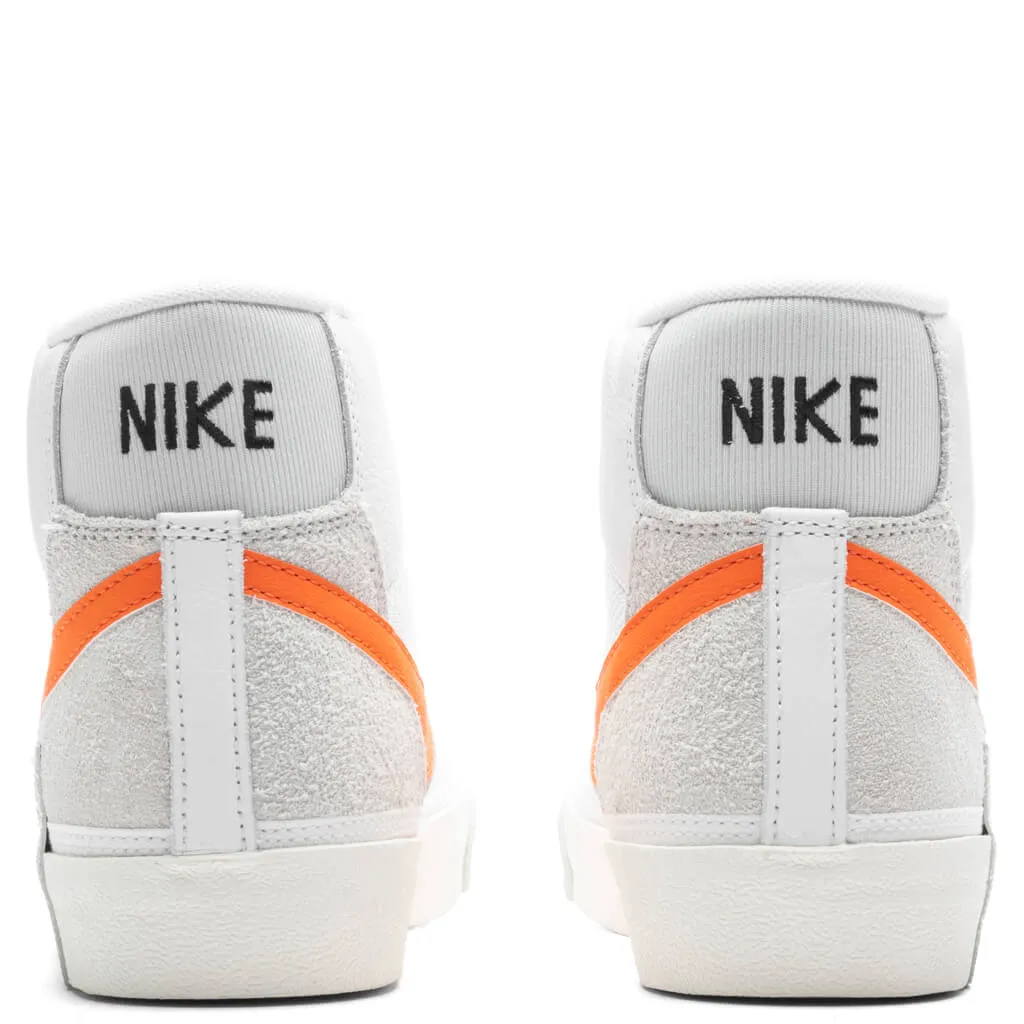 Blazer Mid Pro Club - White/Safety Orange/Sail