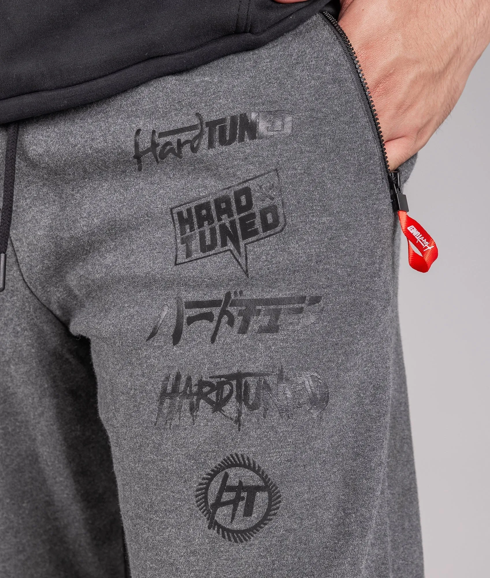 Clutch Kick P1 Fleece Track Pants - Charcoal