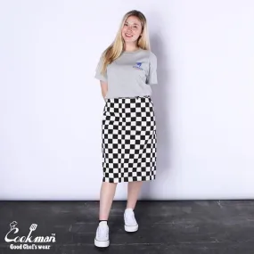 Cookman Baker's Skirt - Checker : Black