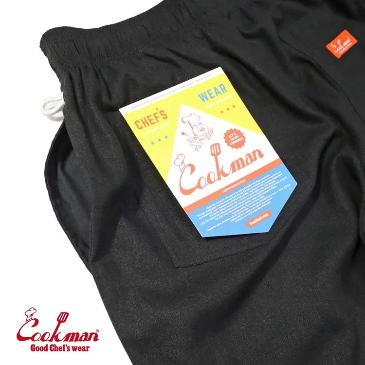 Cookman Chef Pants - Linen : Black