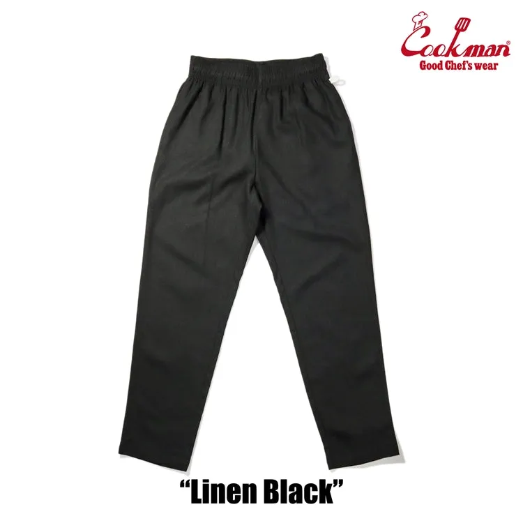 Cookman Chef Pants - Linen : Black