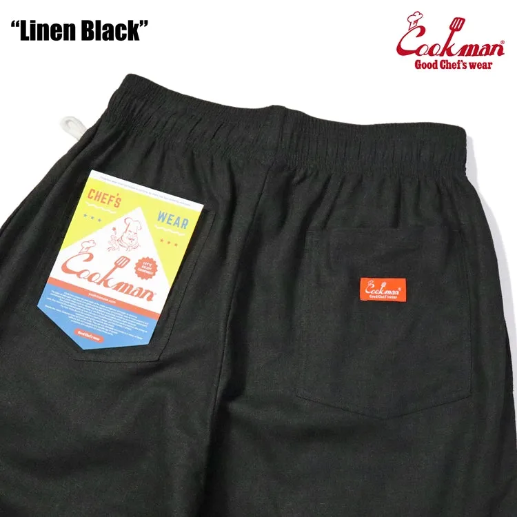 Cookman Chef Pants - Linen : Black