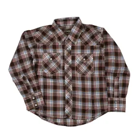 Cowboy Collection Boys' Plaid Snap Shirt