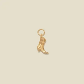 Cowgirl Boot Hoop Charm