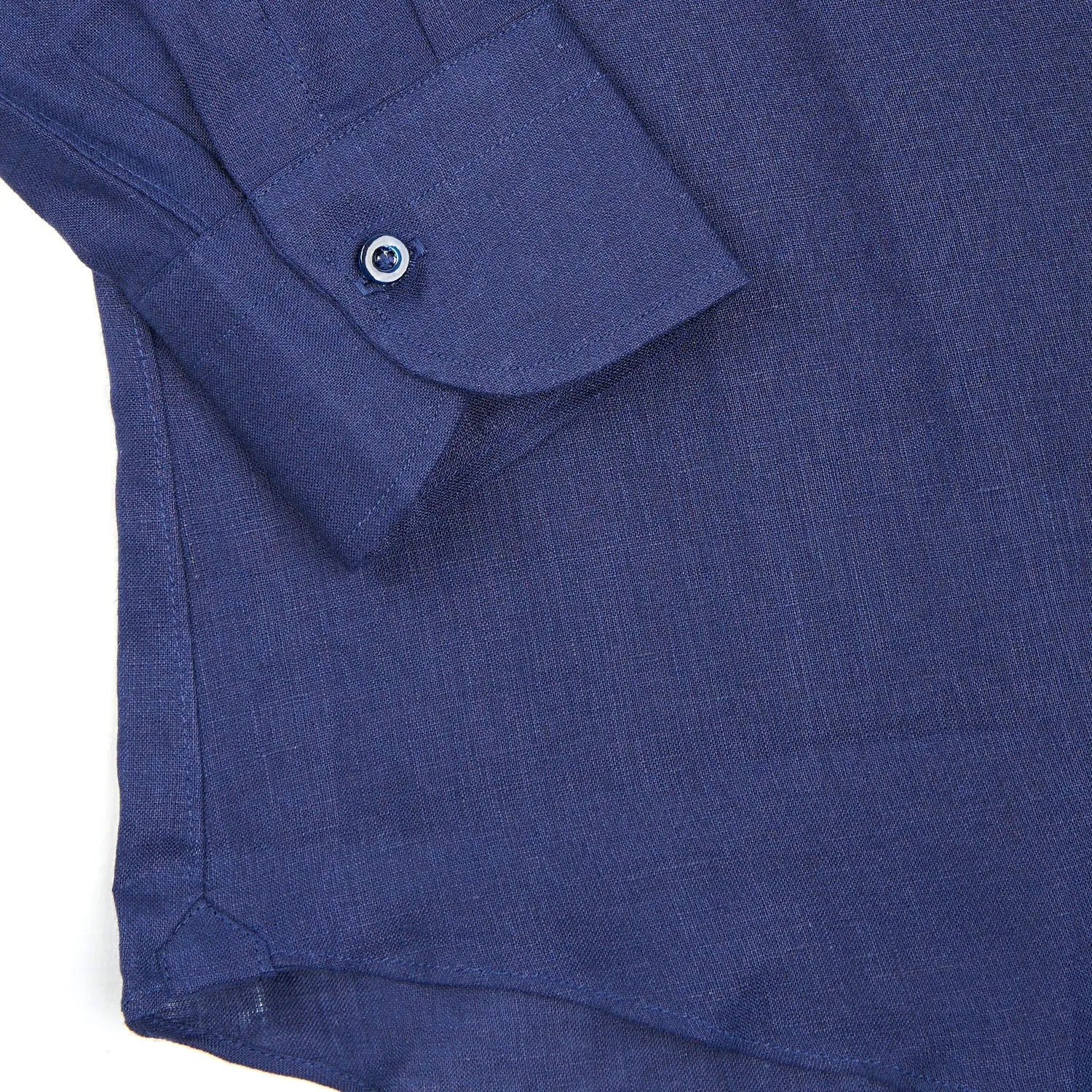 DARK BLUE LINEN SHIRT