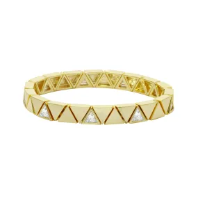 Diamond Triangle Stretchy Bracelet