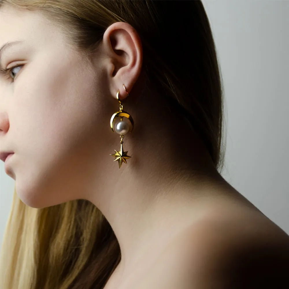 Eclipse Lunaire earring