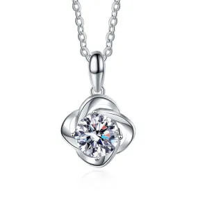 Four Leaf Clover Moissanite Necklace