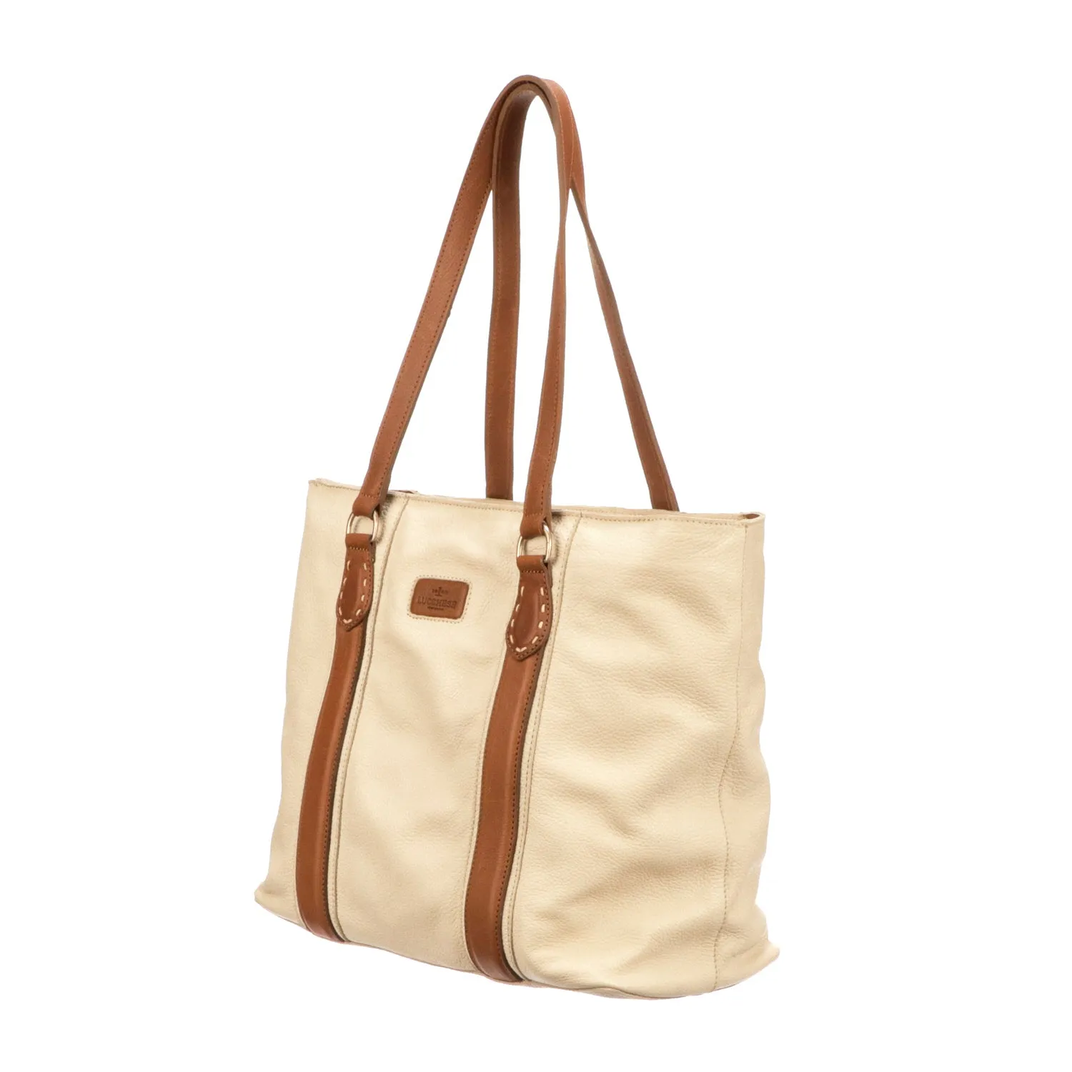 Frances Carryall Tote :: Bone