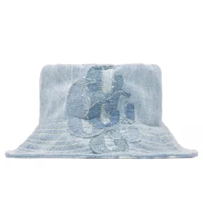 G Patch Denim Bucket Hat - Indigo