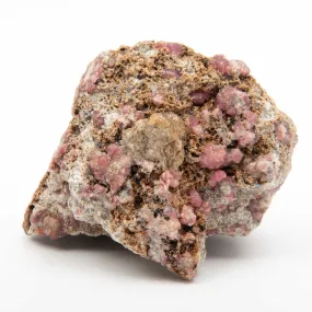 Garnet - Pink, Rough w/ Vesuvianite