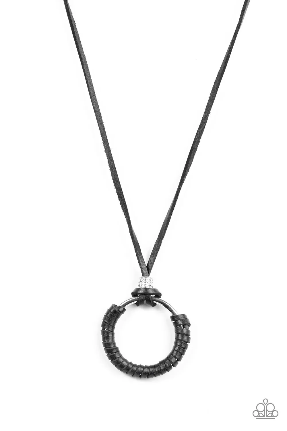 Get Over GRIT! Black-Urban Necklace