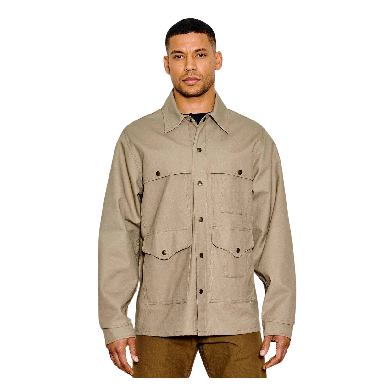 Giubbino Uomo Filson Dry Tin Cruiser Khaki