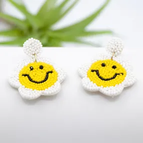 Happy Day Earrings White