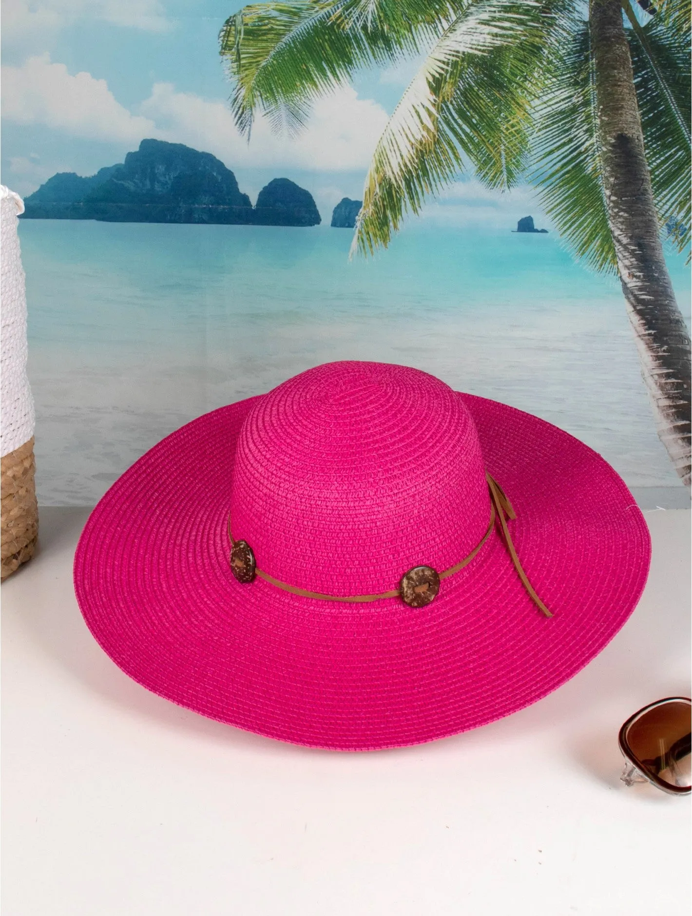 Hot Pink Sun Hat