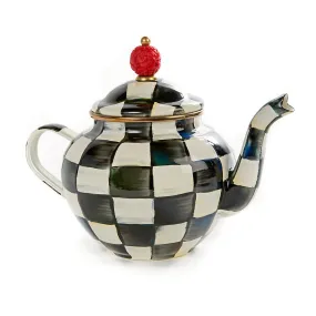 MacKenzie-Childs Courtly Check 4 Cup Teapot