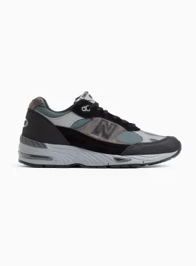 Made in UK 991WTR Sneakers Black & Turbulence