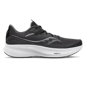 Mens Saucony Ride 15 (Wide) - Black / White