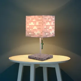 Minecraft Diamond Ore Table Lamp - 14 Inch