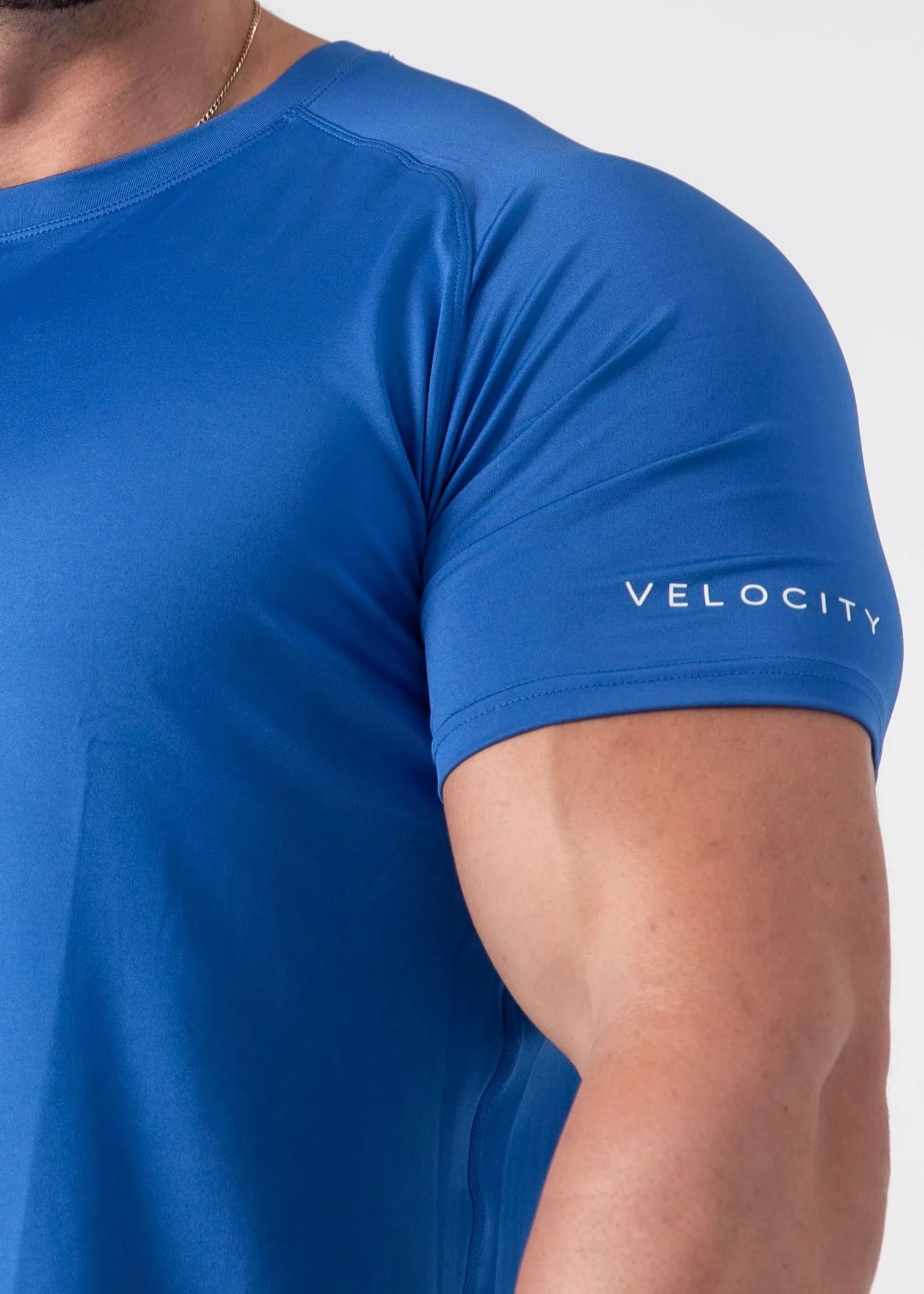 MUSCLE TRAINING SHIRT - BLUE