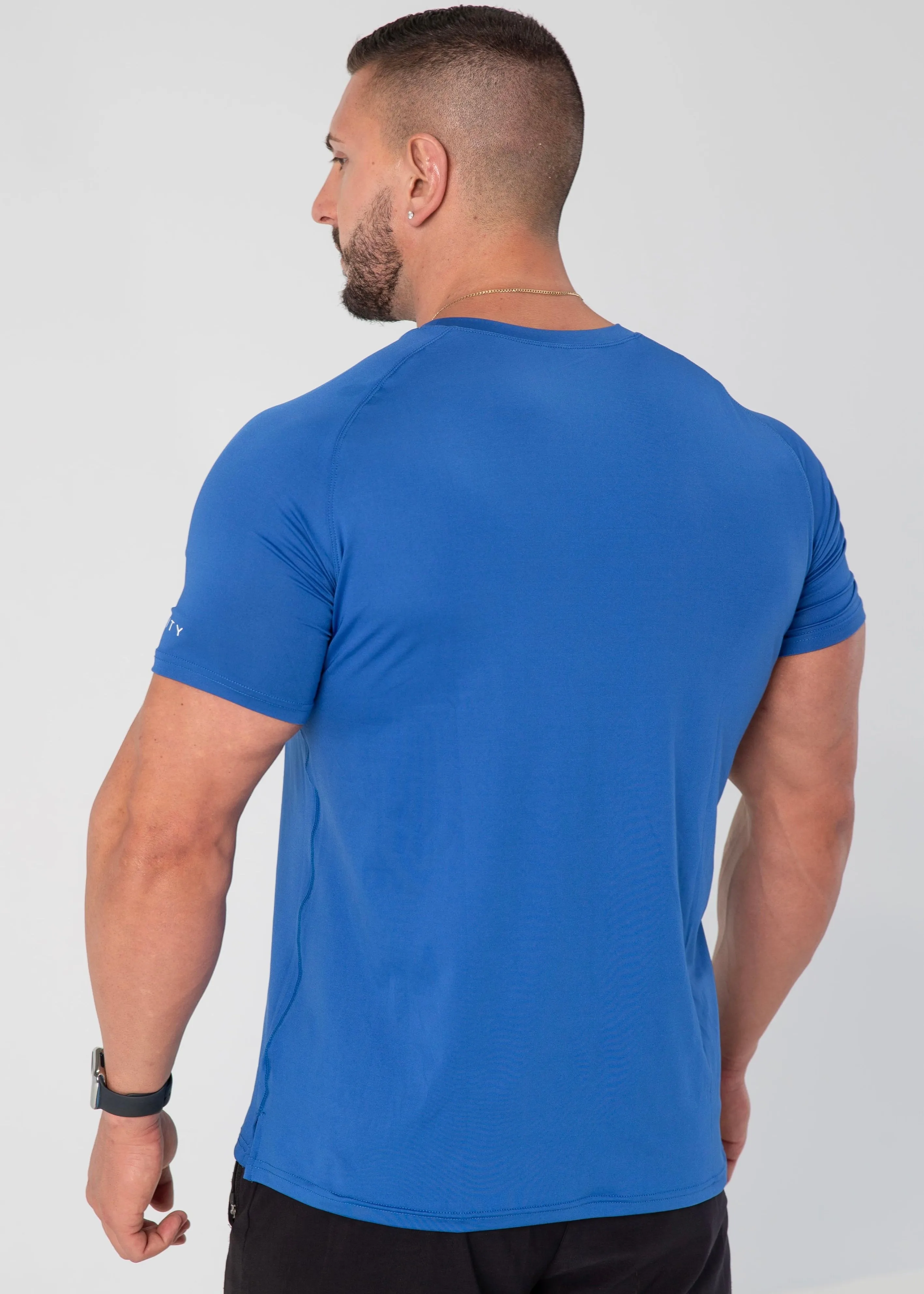 MUSCLE TRAINING SHIRT - BLUE