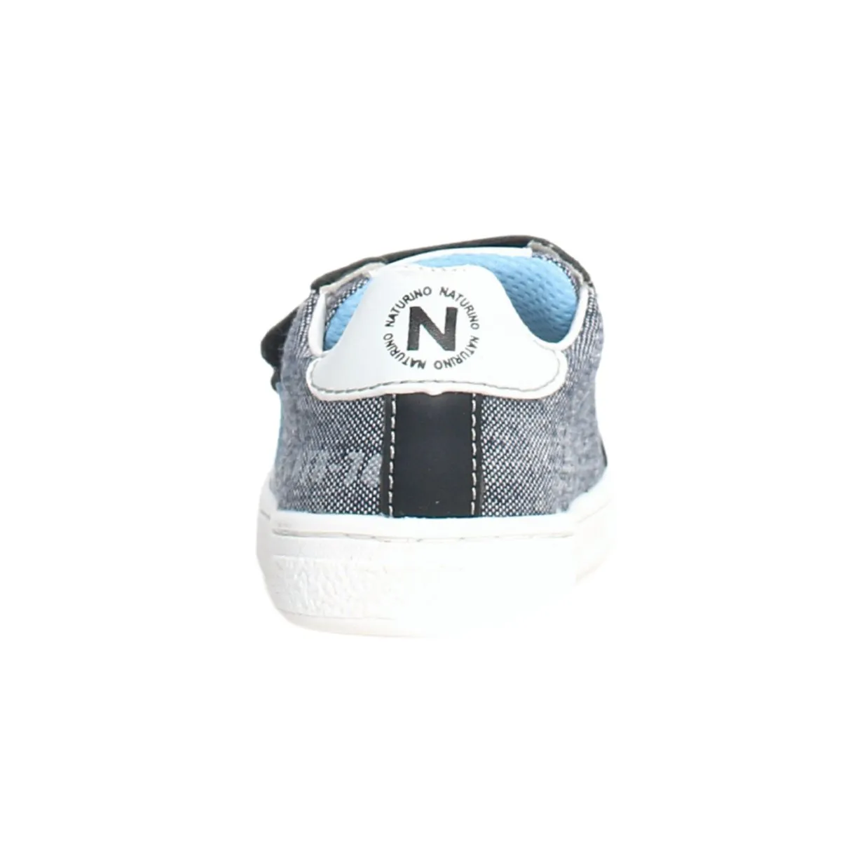 Naturino Boy's (Sizes 28-33) Black Denim/Lite Blue Star Velcro