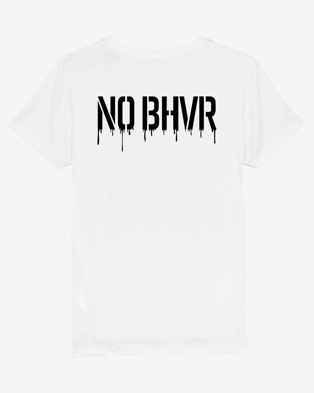 NO BHVR Kids Drippy Tee (White)