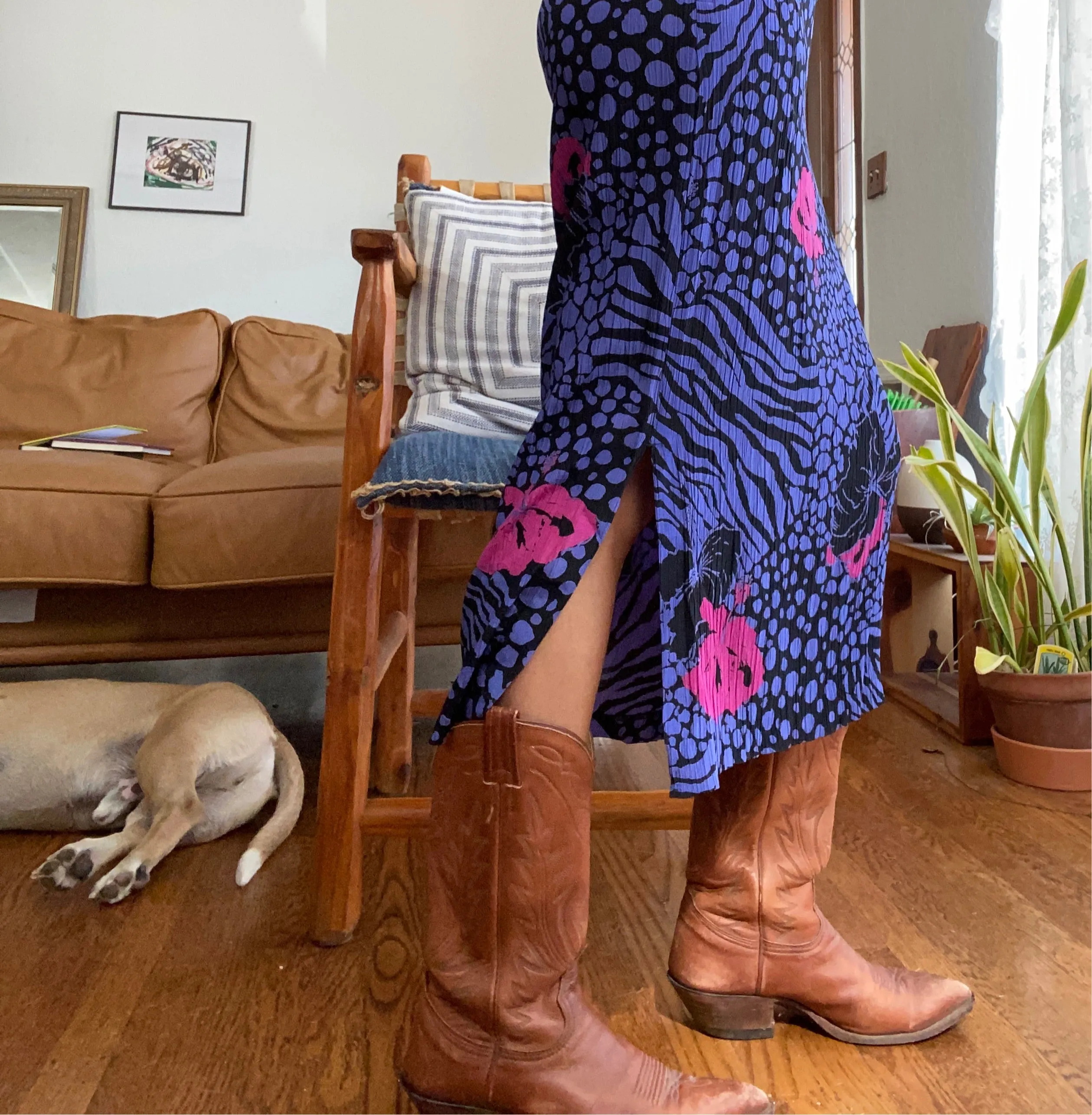 Nocona Brown Distressed Cowboy Boots