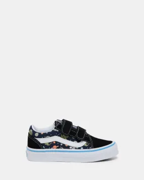 Old Skool V Cosmic Zoo Youth Black Multi