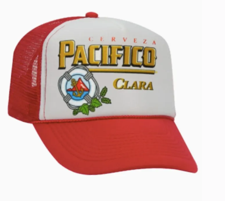 Pacifico Beer Retro Vintage Trucker Hat