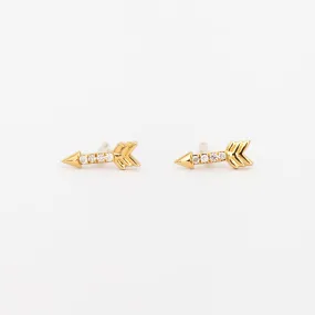 Pavé Arrow Studs