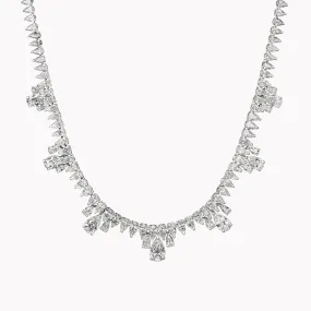 Pear Shape Diamond Necklace