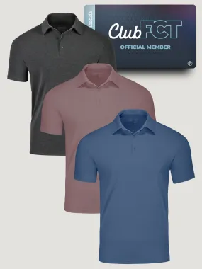 Performance Polo Summer Essentials Member 3-Pack