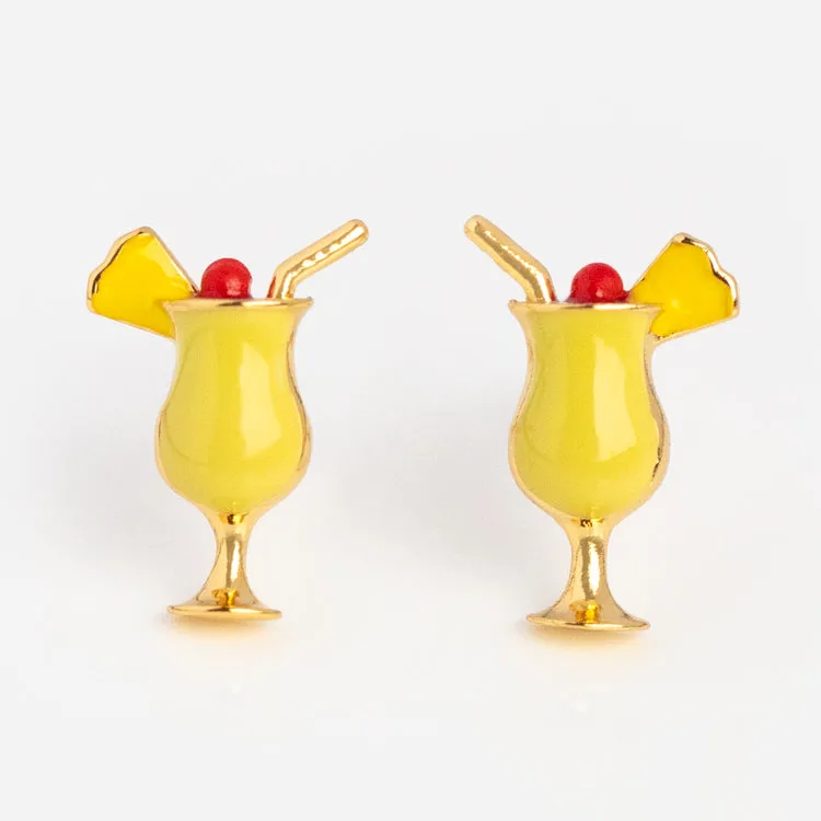 Pina Colada Stud Earrings