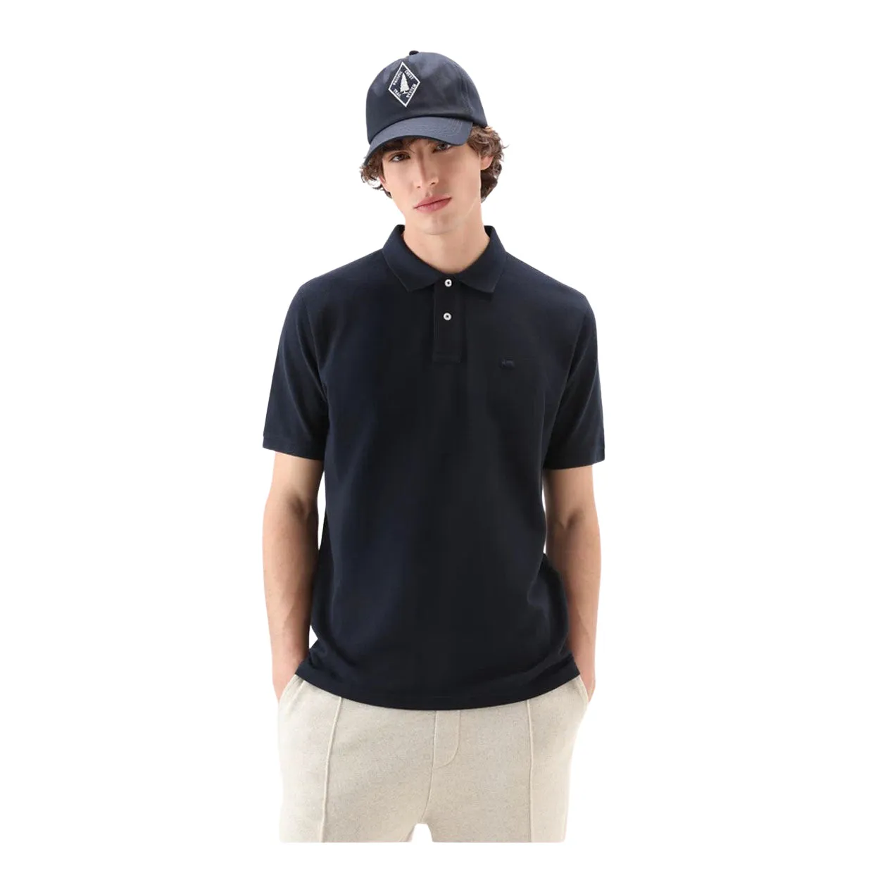 Polo Uomo Woolrich American Blu