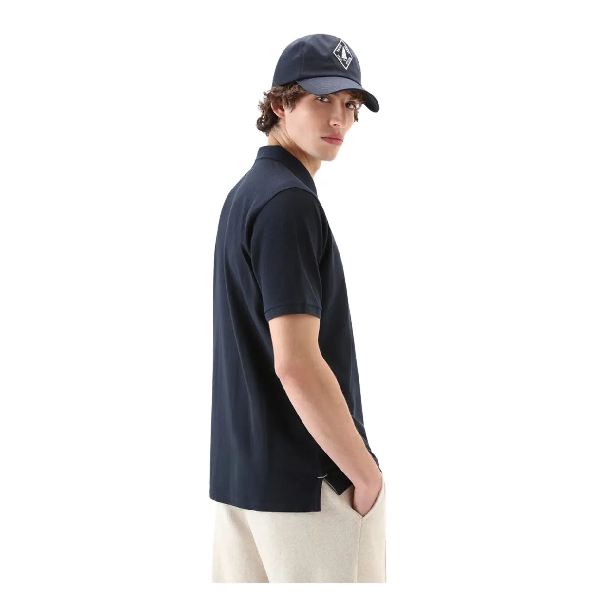 Polo Uomo Woolrich American Blu