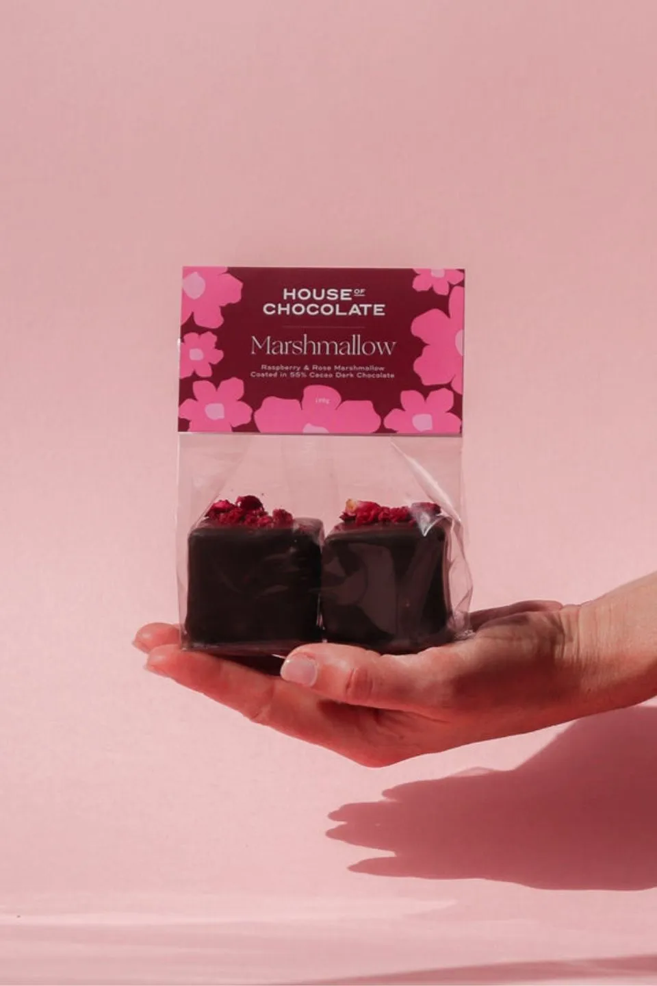 Raspberry Rose Marshmallows