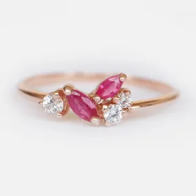 Ruby Diamond Ring Dwi