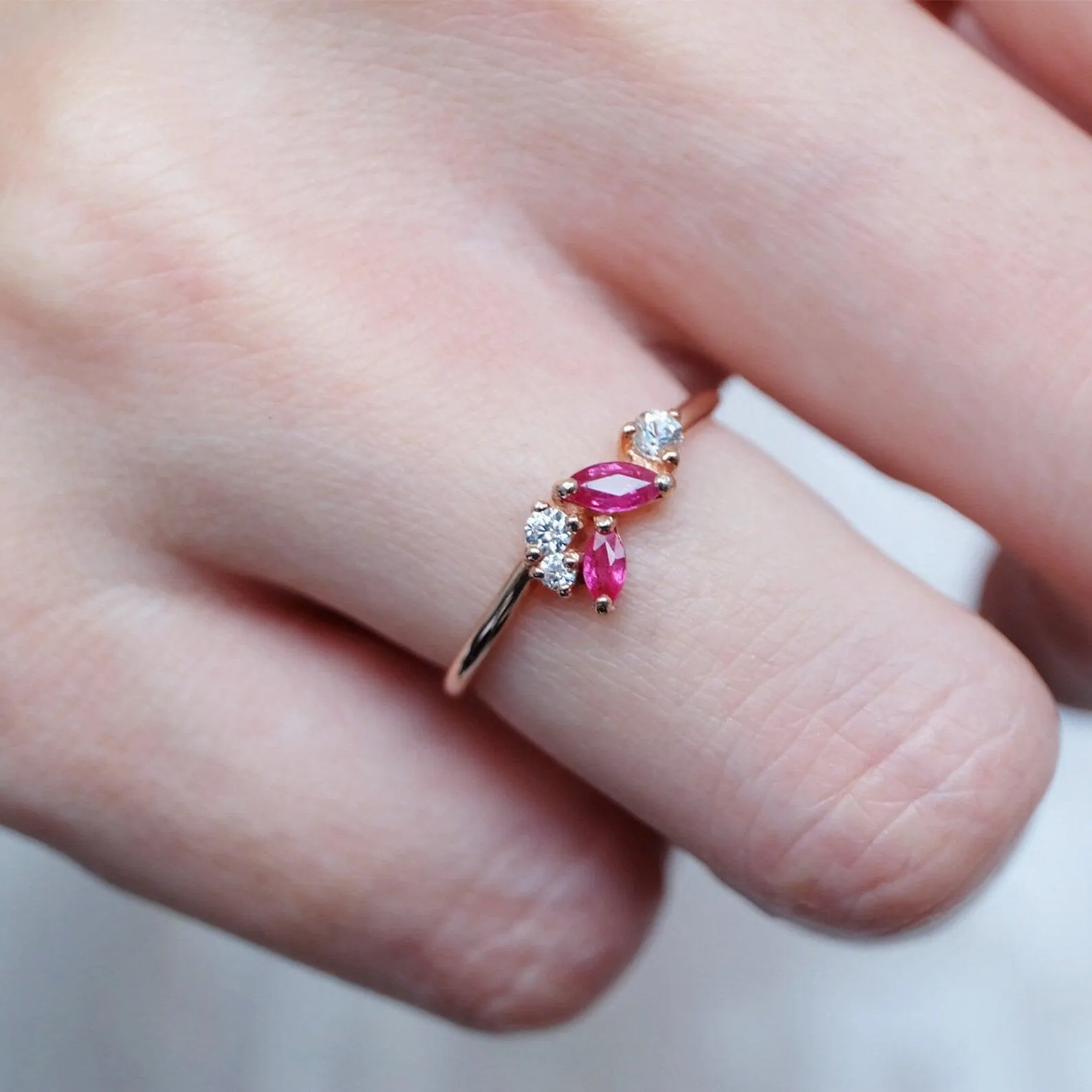 Ruby Diamond Ring Dwi