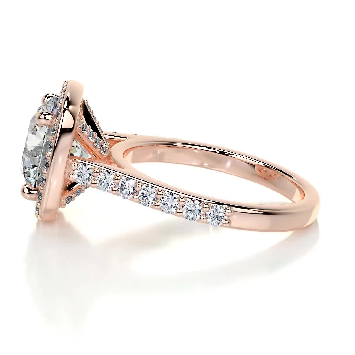 Selena Diamond Engagement Ring -14K Rose Gold