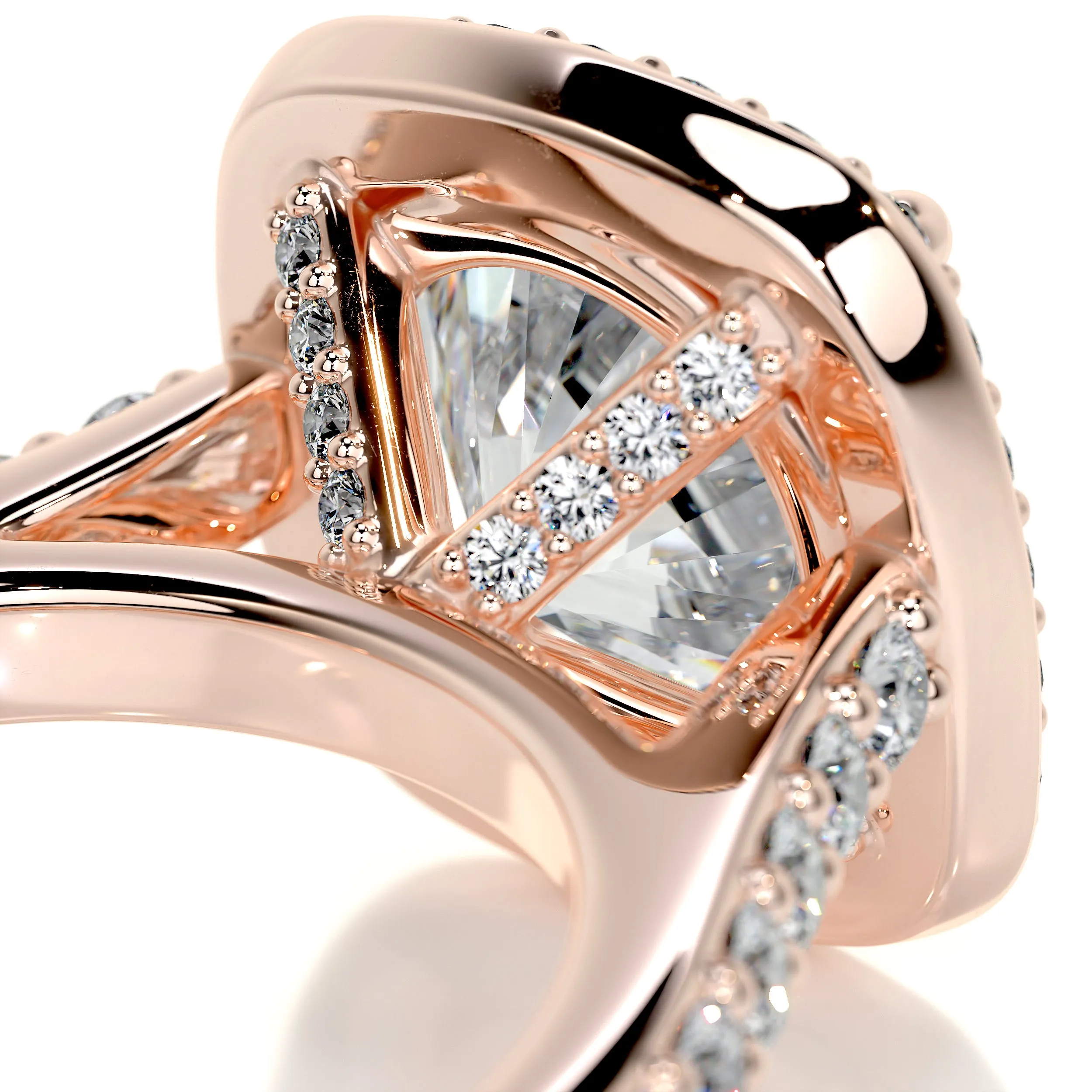 Selena Diamond Engagement Ring -14K Rose Gold