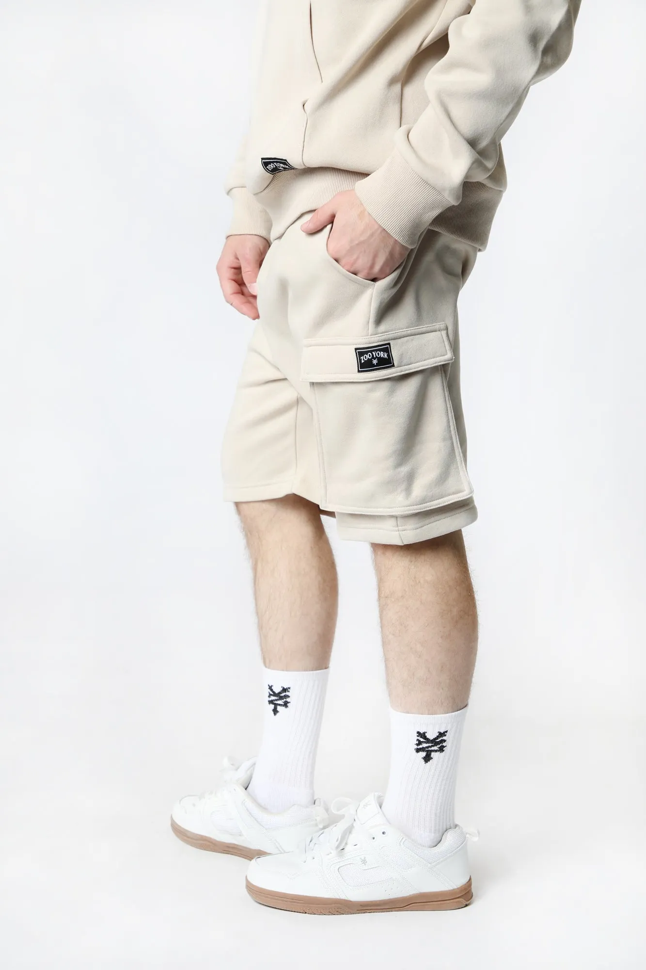 Short Cargo En Molleton Zoo York Homme