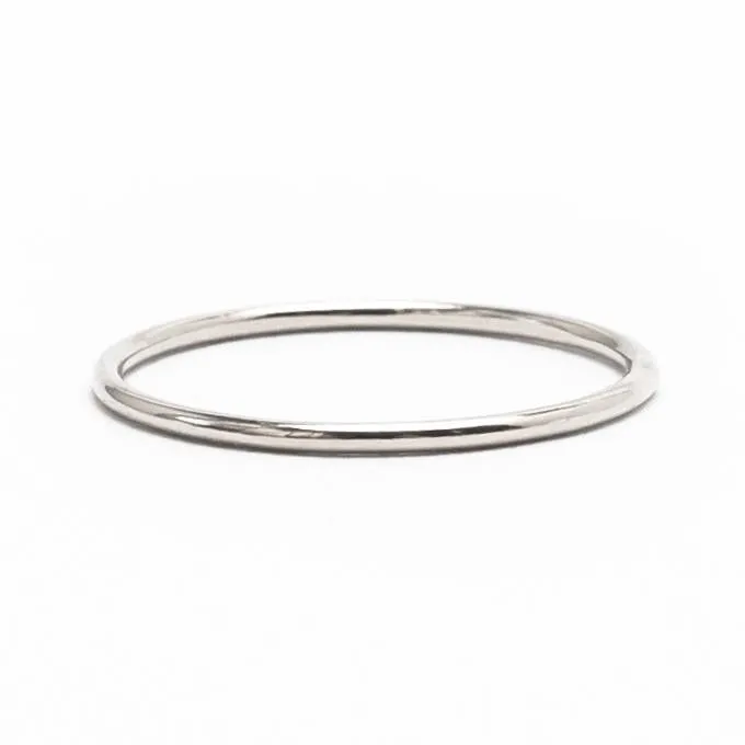 Simple Silver Stacker Ring