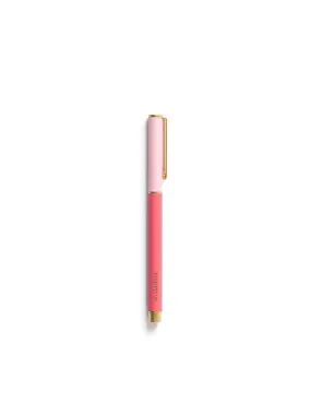 Snap Cap Pen | Colorblock Pink