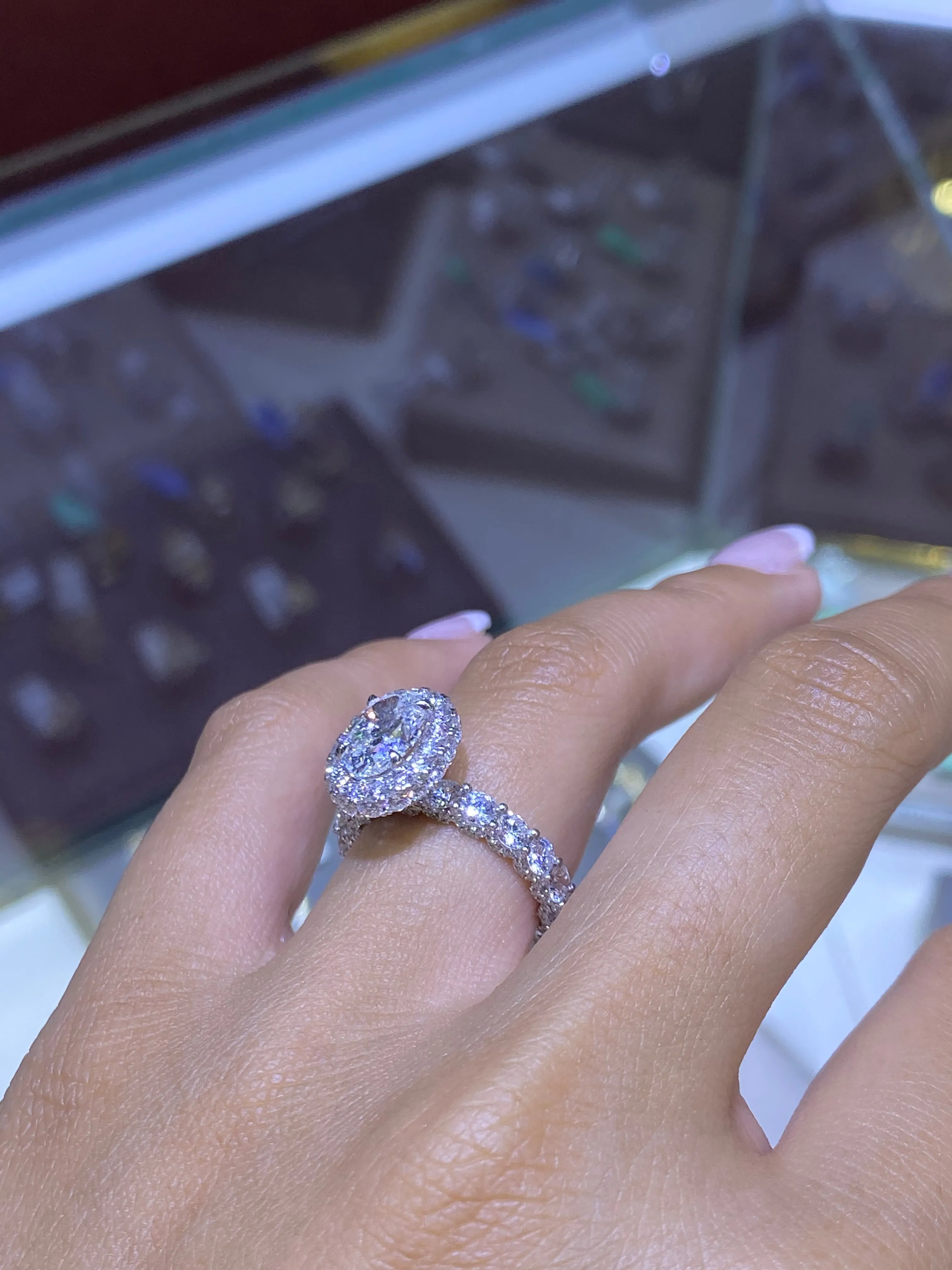 The Olivia Engagement Ring With Labgrown Diamond Center